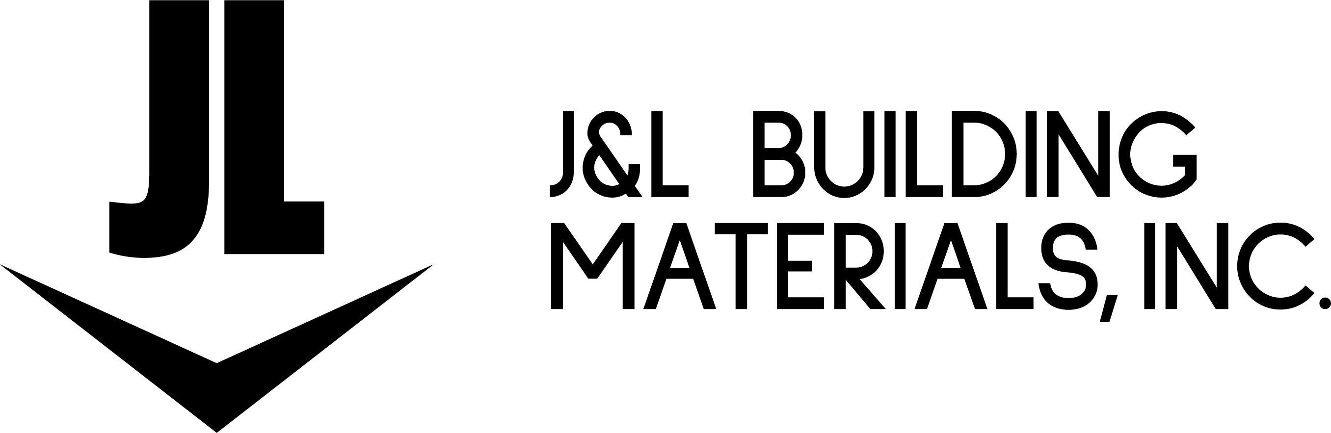 J&L Building Materials, Inc. logo in black