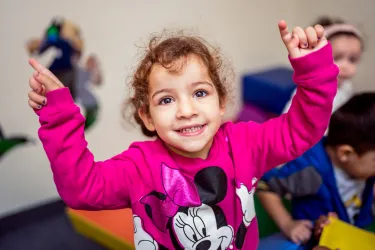 Little girl smile